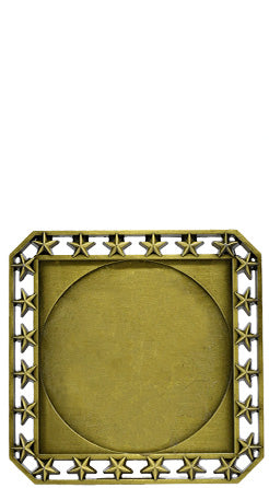 Exclusive Square Medal with Round Insert - Monarch Trophy Studio
