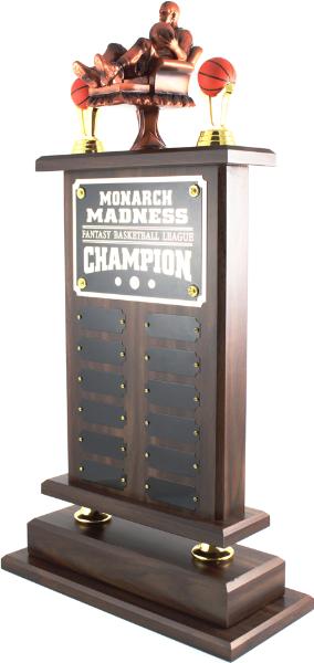 23" Armchair Basketball Trophy - Monarch Trophy Studio