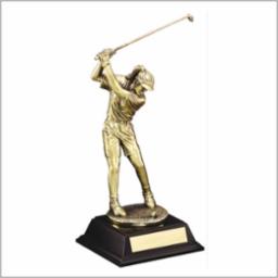 GOLFER FEMALE 10in - Monarch Trophy Studio