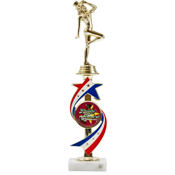 Exclusive Olympic Star Riser Trophy - Monarch Trophy Studio