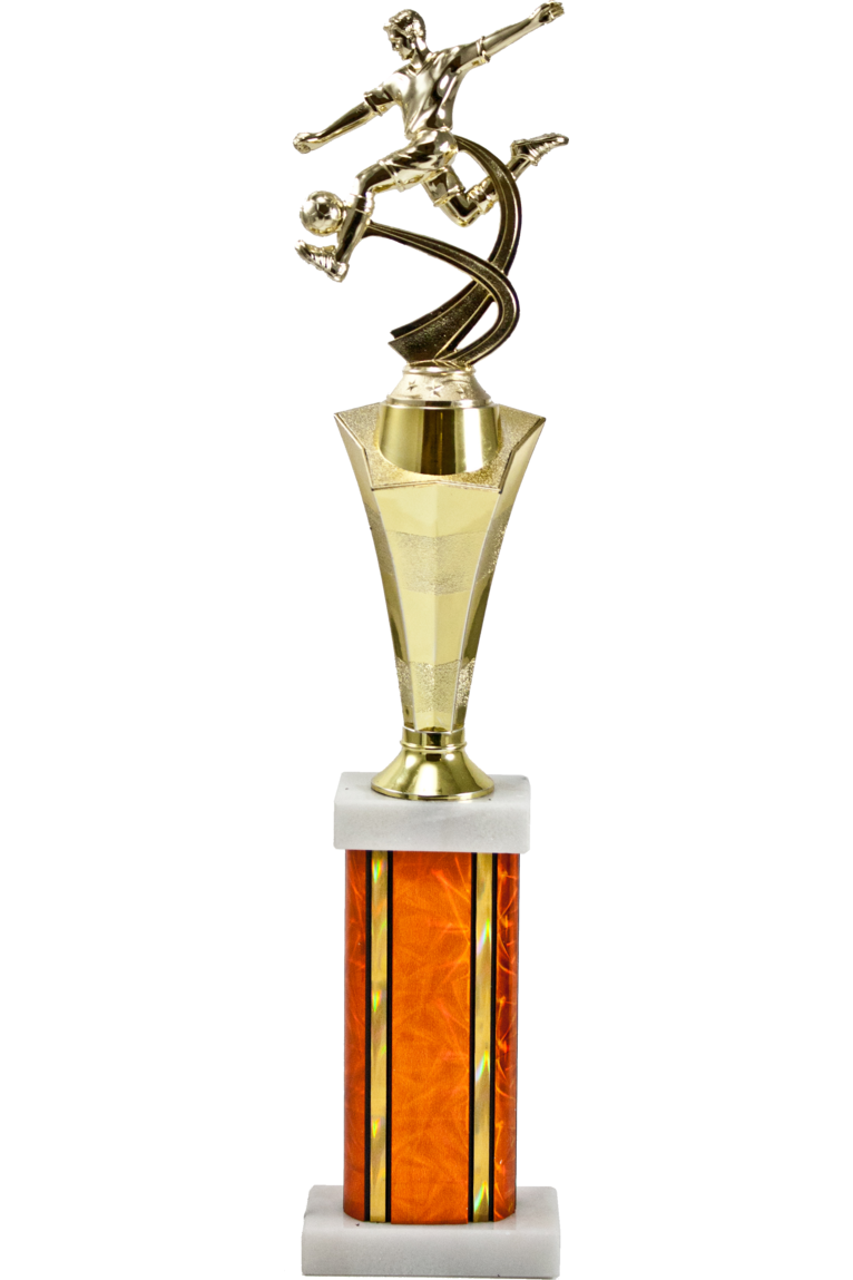 Star Riser and Rectangular column Star Burst Trophy - Monarch Trophy Studio