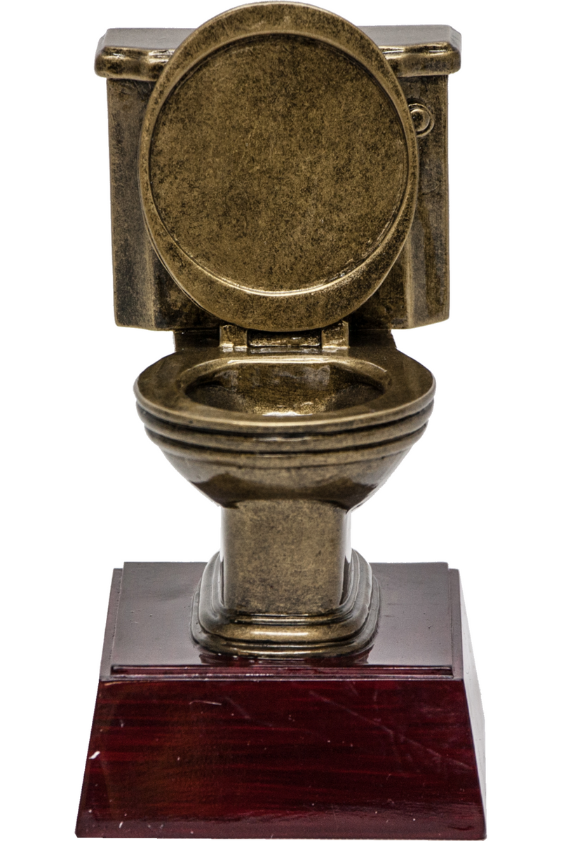 Last Place Toilet Bowl Award - Monarch Trophy Studio