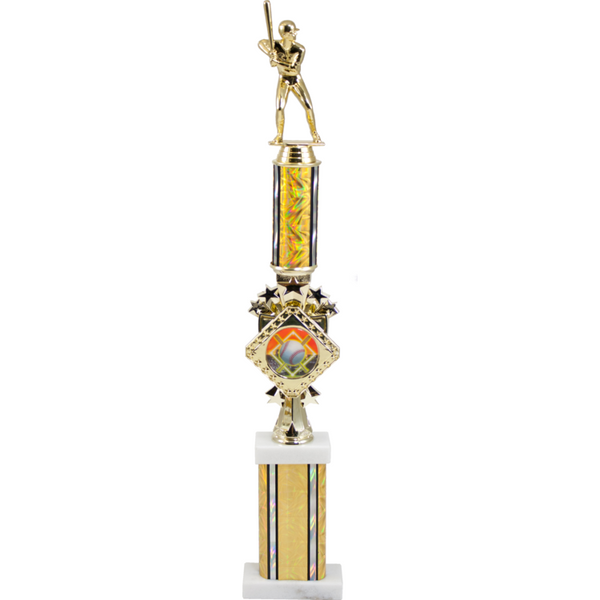 Diamond Series Trophy on Marble Base - Monarch Trophy Studio