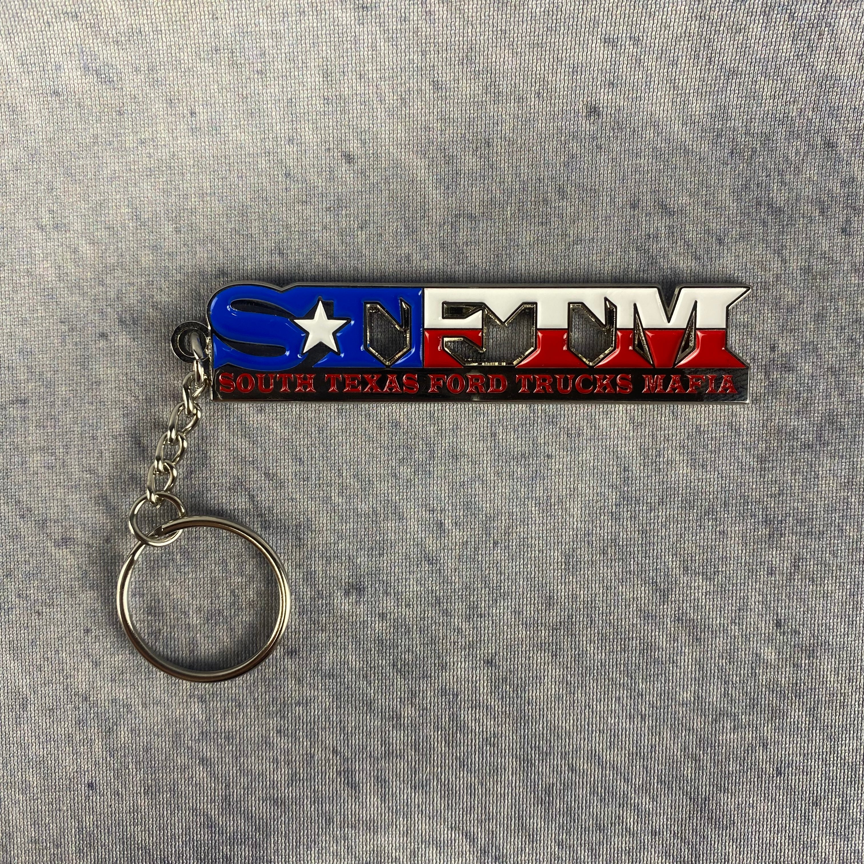 STFTM Texas Flag Keychain - Monarch Trophy Studio