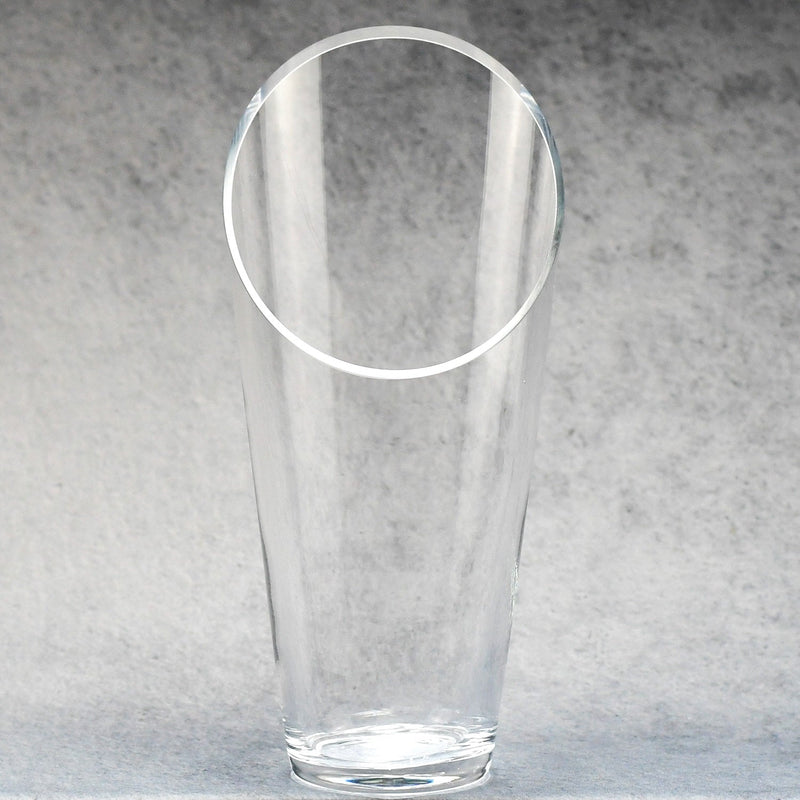 Slant Top Glass Vase - Monarch Trophy Studio