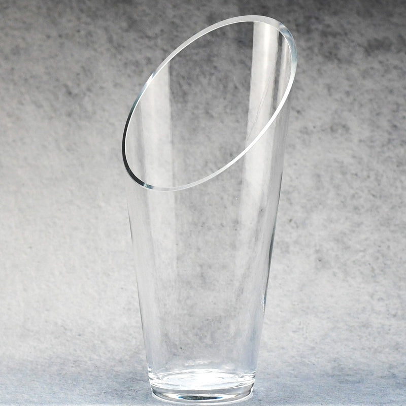 Slant Top Glass Vase - Monarch Trophy Studio