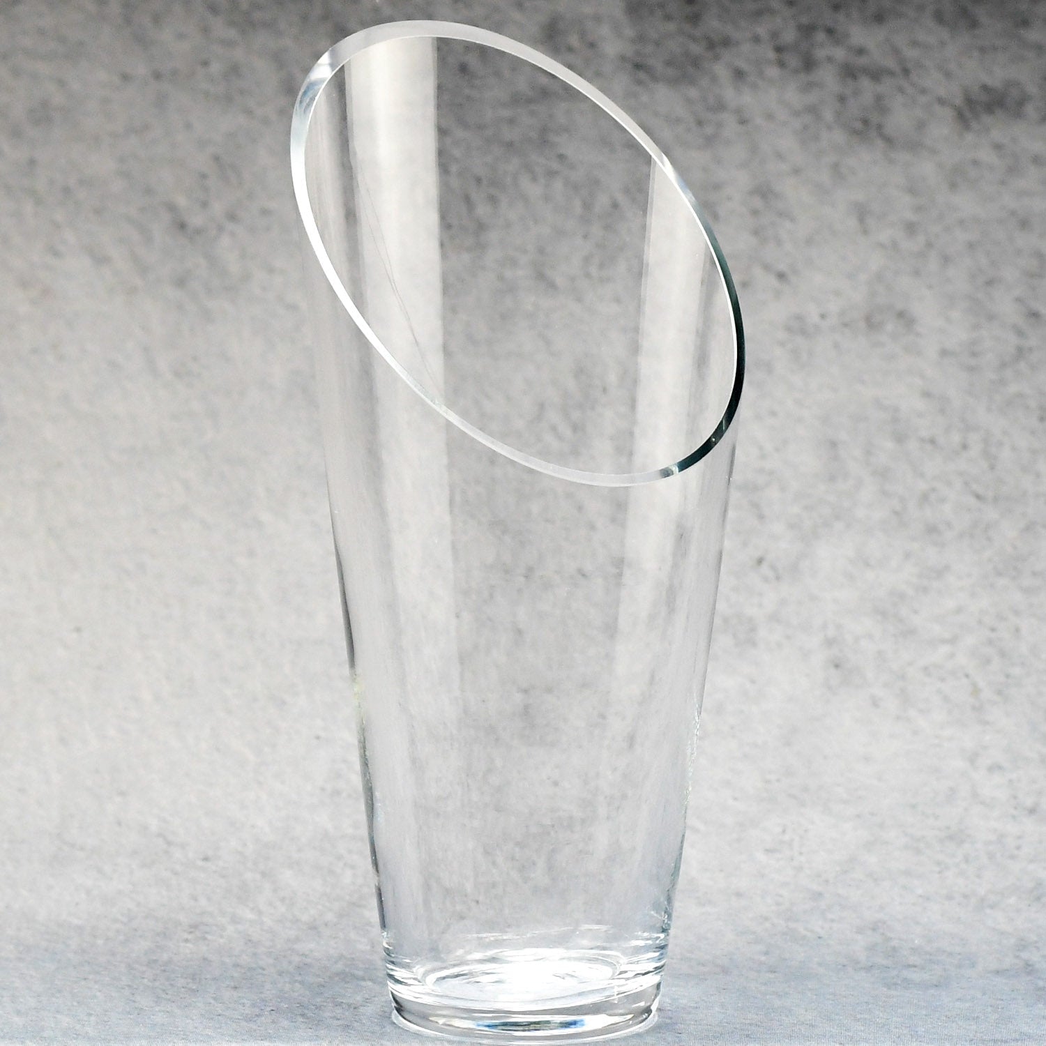 Slant Top Glass Vase - Monarch Trophy Studio