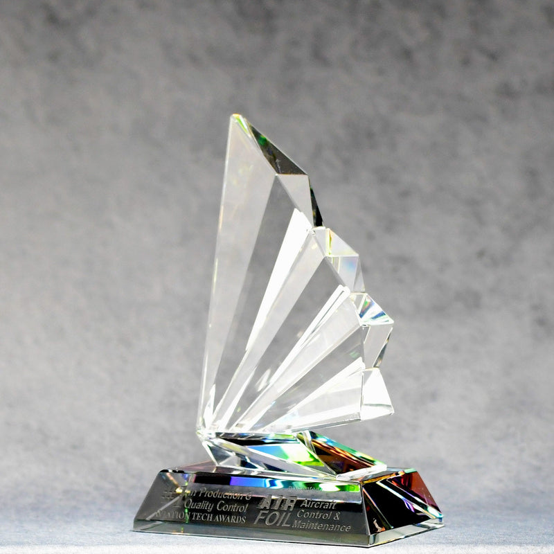 Fanfare Spectra Color Crystal - Monarch Trophy Studio