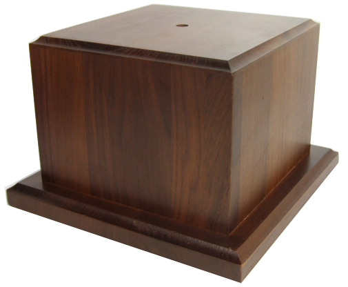 Walnut Box Base - Monarch Trophy Studio