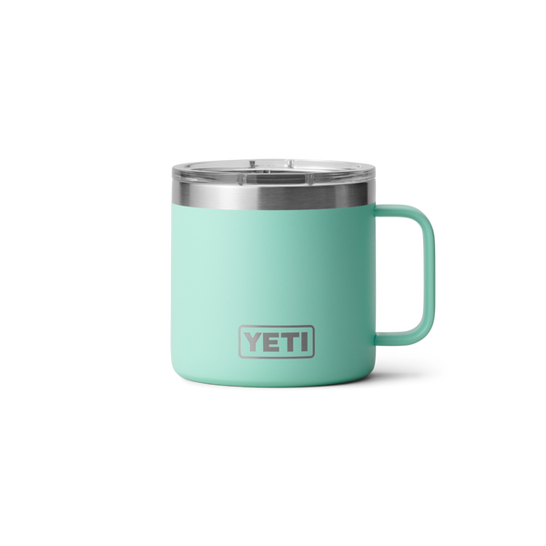 YETI Rambler 14oz Mug ホワイト、グリーン YETI Rambler® Mug 14oz