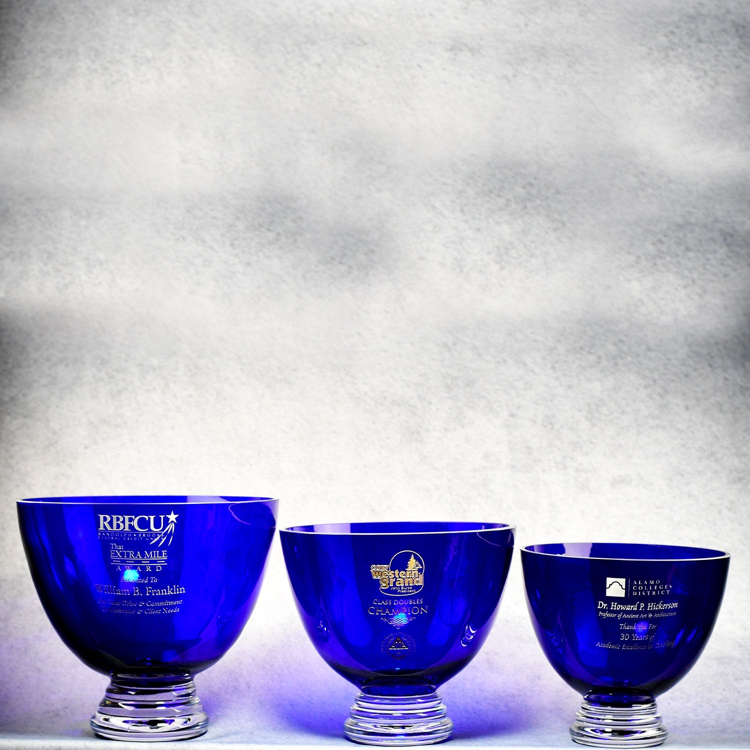 Blue Bowl - Monarch Trophy Studio