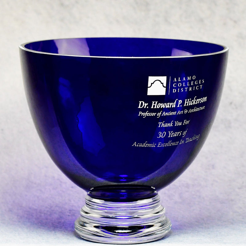 Blue Bowl - Monarch Trophy Studio