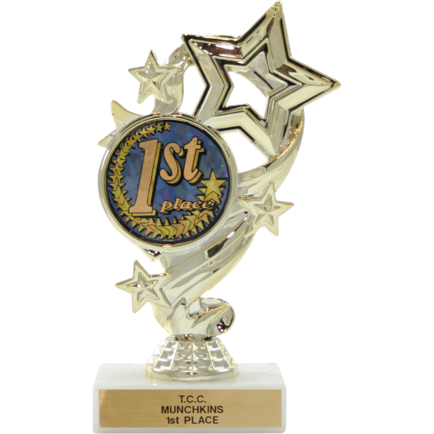 Activity Insert Star Trophy - Monarch Trophy Studio