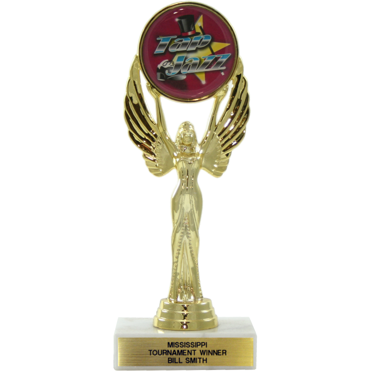 Activity Insert Female Achievement Trophy - Monarch Trophy Studio