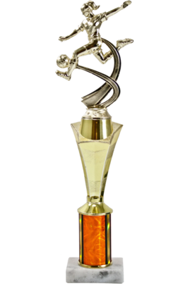 Star Riser and Column Round Star Burst Trophy - Monarch Trophy Studio