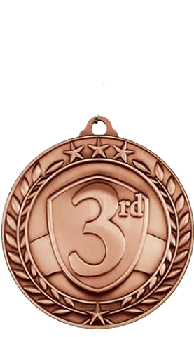 Wreath Antique Medal Series 1.75" - Monarch Trophy Studio