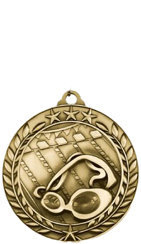 Wreath Antique Medal Series 1.75" - Monarch Trophy Studio