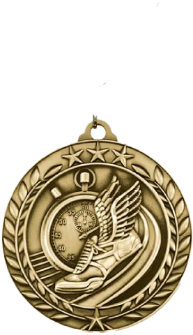 Serie de medallas antiguas de corona