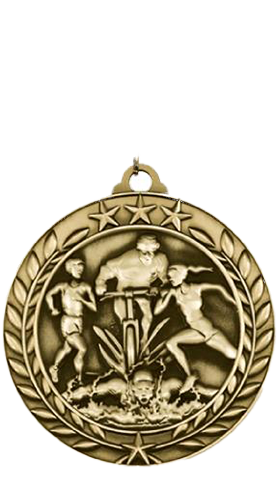 Wreath Antique Medal Sports Series 1.75"