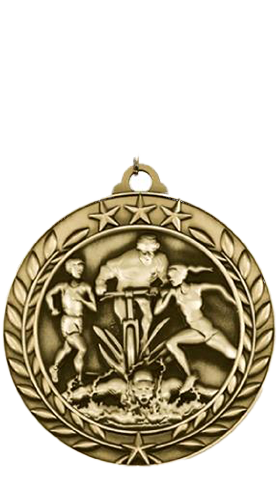 Serie de medallas antiguas de corona