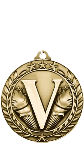 Serie de medallas antiguas de corona