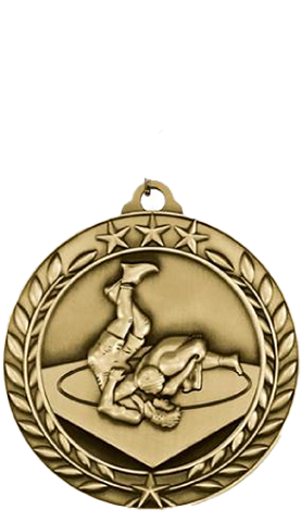 Serie de medallas antiguas de corona