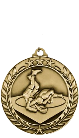 Wreath Antique Medal Sports Series 2.75"
