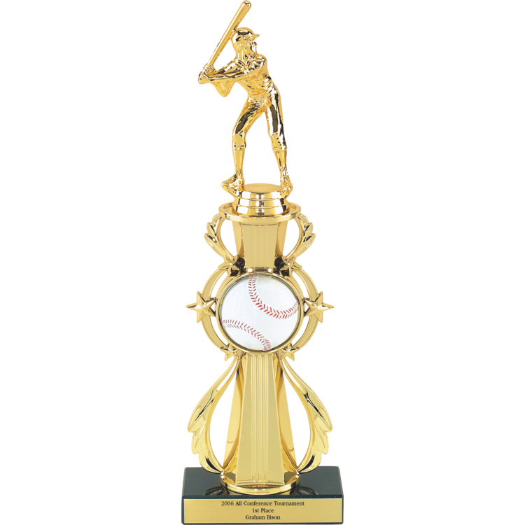 3D Full Color Sport Ball Star Riser Award Trophy - Monarch Trophy Studio