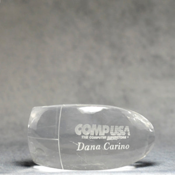 Crystal Mouse Paper Weight - Monarch Trophy Studio