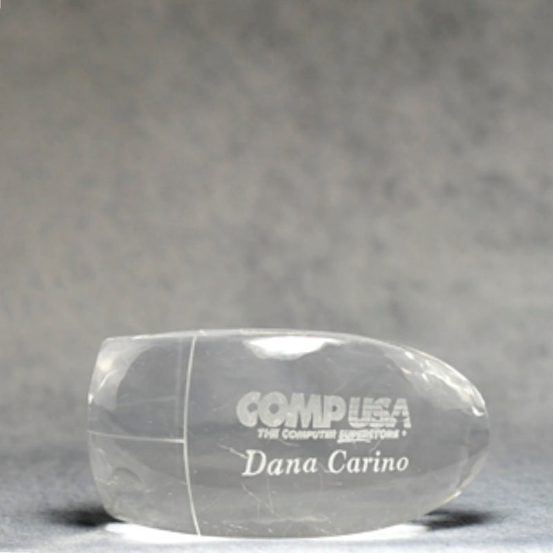 Crystal Mouse Paper Weight - Monarch Trophy Studio
