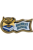 Scholastic Award Pins - Monarch Trophy Studio