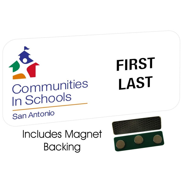 Communities in School Namebadge - Monarch Trophy Studio