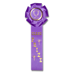 Rosette 1 Streamer Ribbon - Monarch Trophy Studio